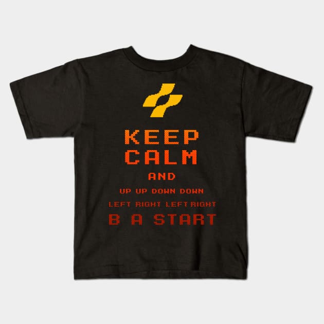 Keep Calm Konami Kids T-Shirt by dann